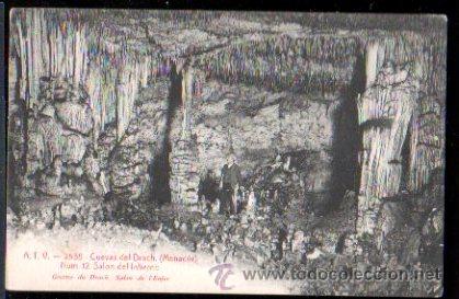 Postais: TARJETA POSTAL DE CUEVAS DEL DRACH (MENACOR). NUM 12 - SALON DEL INFIERNO - A.T.V. 2535