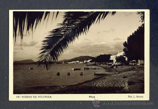 Postales: Postal de POLLEN&Ccedil;A: Platja (Roisin num.156) - Foto 1