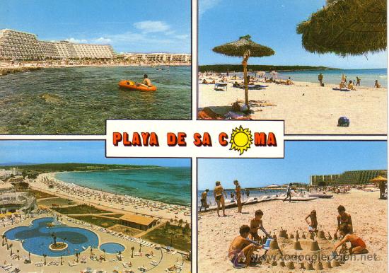 Postales: N&ordm; 10522 PLAYA DE SA COMA SILLOT MALLORCA - Foto 1