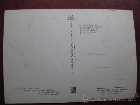 Postales: POSTAL IBIZA - (REF.: U - 03) - Foto 2