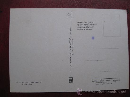 Postales: POSTAL IBIZA - REF.: U - 62 - Foto 2