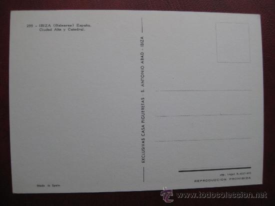 Postales: POSTAL IBIZA - REF.: U - 65 - Foto 2