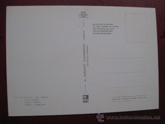 Postales: POSTAL IBIZA - REF.: U - 76 - Foto 2