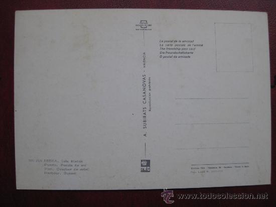 Postales: POSTAL IBIZA - REF.: U - 93 - Foto 2