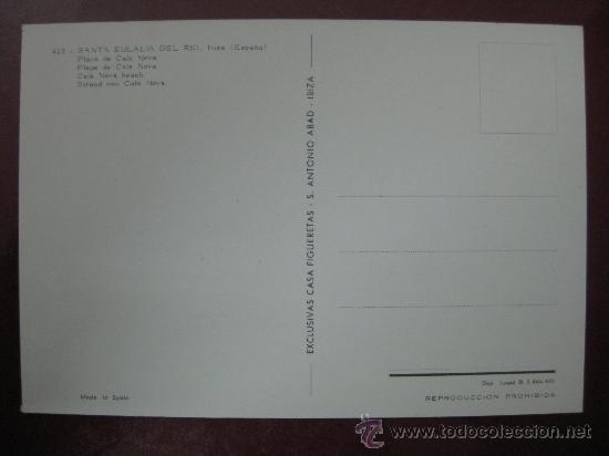 Postales: POSTAL IBIZA - REF.: U - 176 - Foto 2