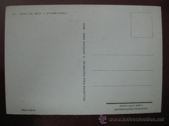 Postales: POSTAL IBIZA - REF.: U - 200 - Foto 2