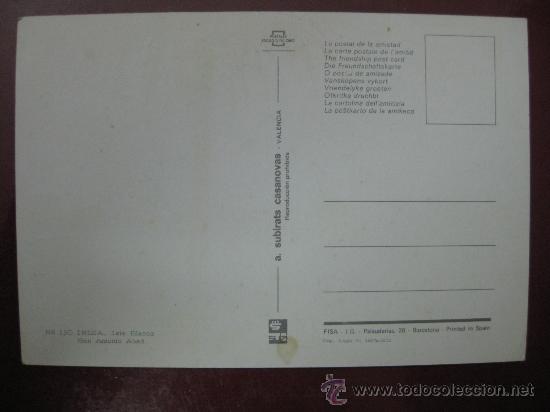 Postales: POSTAL IBIZA - REF.: U - 212 - Foto 2