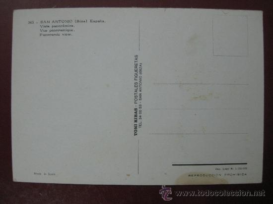 Postales: POSTAL IBIZA - REF.: U - 242 - Foto 2