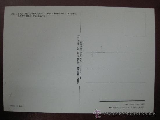 Postales: POSTAL IBIZA - REF.: U - 246 - Foto 2