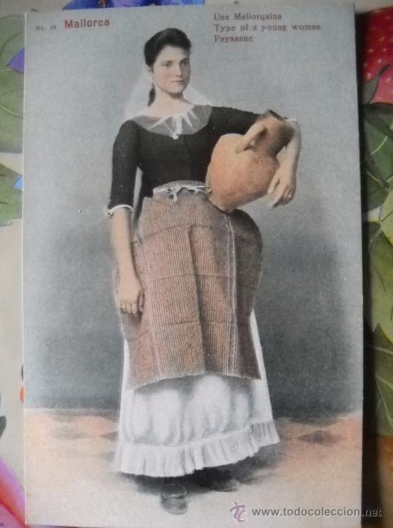 Postcards: UNA MALLORQUINA - Postal coloreada