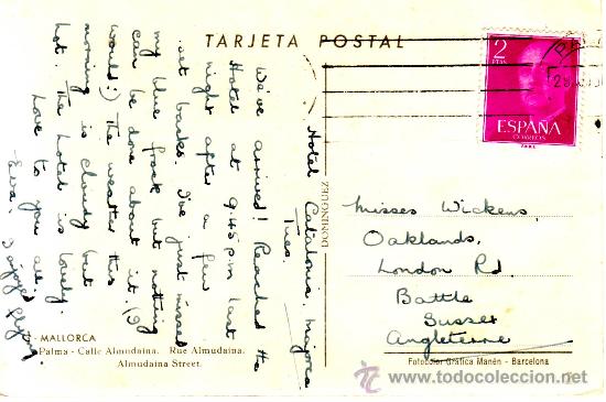 Postales: reverso - Foto 2
