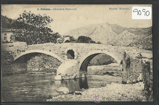 Postkarten: POLLENSA - 2 - PUENTE ROMANO - FOT. LACOSTE - (9090)