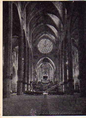 Postales: INTERIOR DE LA CATEDRAL DE PALMA DE MALLORCA SIN CIRCULAR - Foto 1