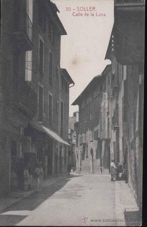 Postales: SOLLER (MALLORCA).- CALLE DE LA LUNA - Foto 1