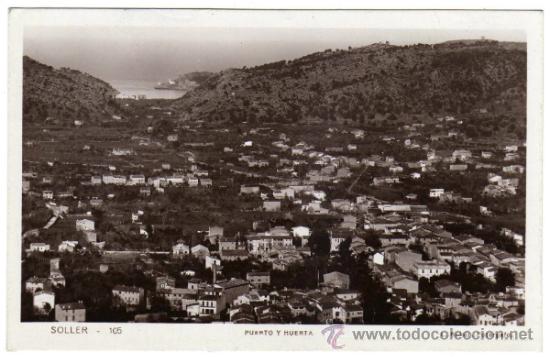 Postcards: POSTAL SOLLER (MALLORCA) - PUERTO Y HUERTA - L. Roisin - Fot&oacute;grafo
