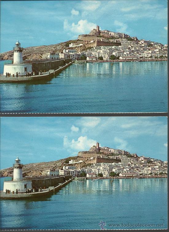 Postales: PAREJA DE POSTALES ANTIGUAS DE IBIZA