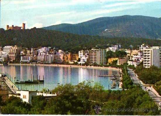 Postales: Plama de Mallorca. Paseo Mar&iacute;timo. Escrita. - Foto 1