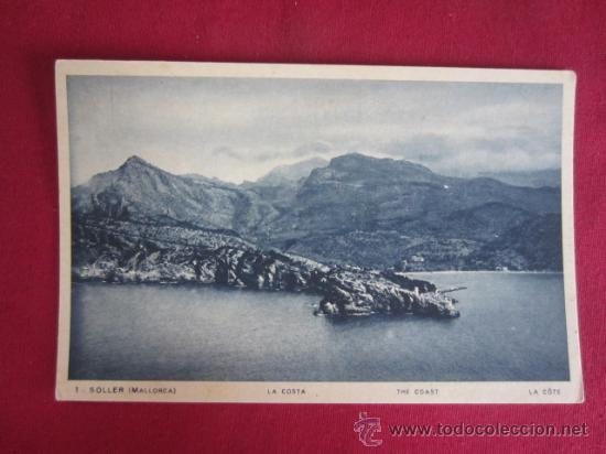 Postales: MALLORCA - SOLLER - LA COSTA - Foto 1