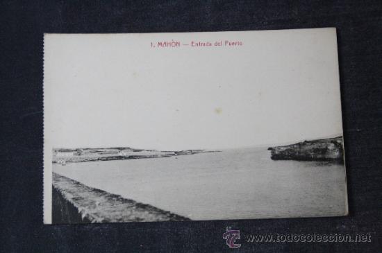 Postales: Postal de Mah&oacute;n - Entrada del Puerto - Foto 1