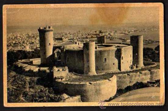 Postales: Mallorca . Castillo de Bellver.Circulada. - Foto 1