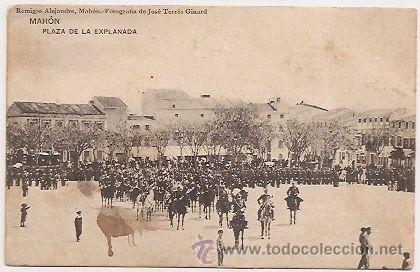 Postales: Menorca, Mah&oacute;n. Militares - Foto 1