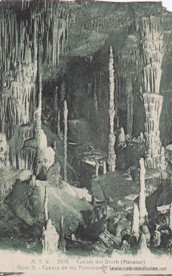 Postales: Cuevas del Drach Manacor (escrita) - Foto 1