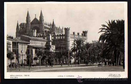 Postales: Mallorca. Lonja y catedral. No circulada. - Foto 1