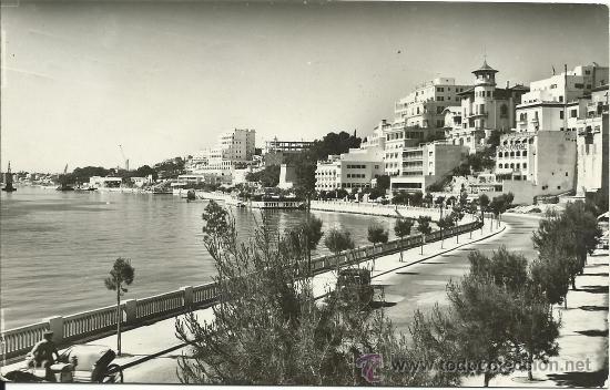 Postkarten: PALMA DE MALLORCA.-PASEO MARITIMO.-FOTO CASA PLANAS N&ordm; 2014 A