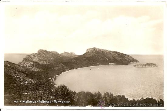 Postales: POLLENSA - FORMENTOR (A&Ntilde;OS 50) - Foto 1