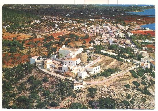 Postales: Ibiza, vista aerea de Sta. Eulalia - Foto 1