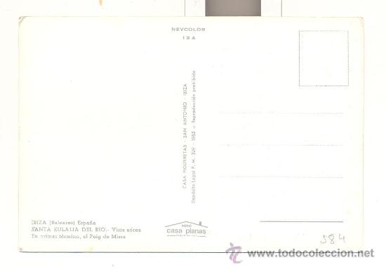 Postales: Ibiza, vista aerea de Sta. Eulalia - Foto 2