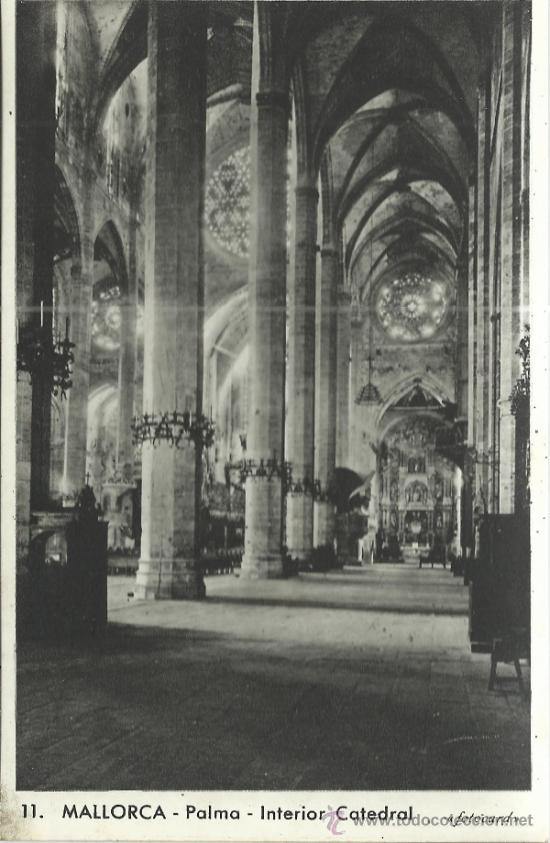 Postales: MALLORCA CATEDRAL SIN ESCRIBIR - Foto 1