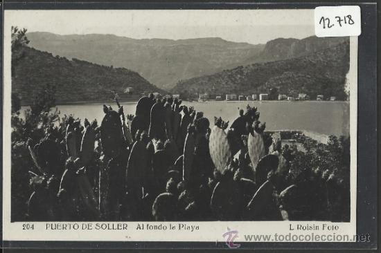 Cartoline: PUERTO DE SOLLER- 204- AL FONDO DE LA PLAYA- ROISIN- (12.718)