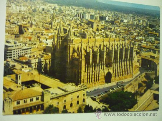 Postales: POSTAL MALLORCA AEREA CATEDRAL - - Foto 1