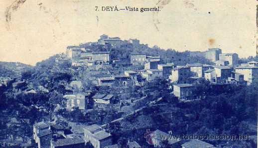 Postales: DEY&Aacute; N&ordm; 7 VISTA GENERAL ESCRITA CIRCULADA DOS SELLOS