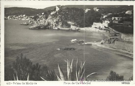 Postales: BALEARES MALLORCA CALA MAYOR ESCRITA - Foto 1