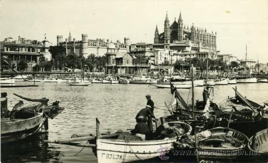 Postales: PALMA DE MALLORCA. LONJA Y CATEDRAL. - Foto 1