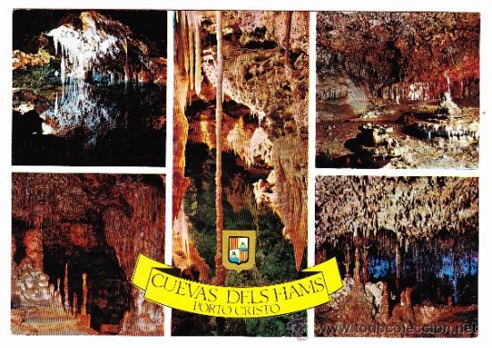 Postkarten: POSTAL MODERNA - CUEVAS DEL HAMS - PORTO CRISTO - MALLORCA