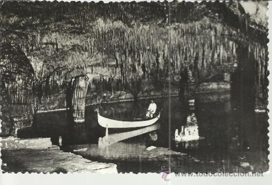 Postales: BALEARES MALLORCA CUEVAS DRACH ESCRITA - Foto 1