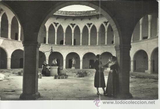 Postales: BALEARES MALLORCA CASTILLO BELLVER ESCRITA - Foto 1