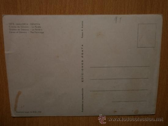 Postales: PALMA DE MALLORCA. CUEVAS DE GENOVA. - Foto 2