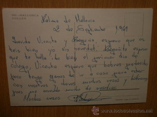 Postales: MALLORCA. SOLLER. - Foto 2