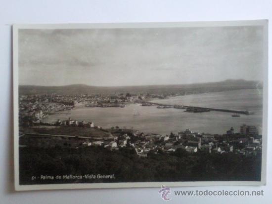 Postales: PALMA DE MALLORCA, VISTA GENERAL - Foto 1