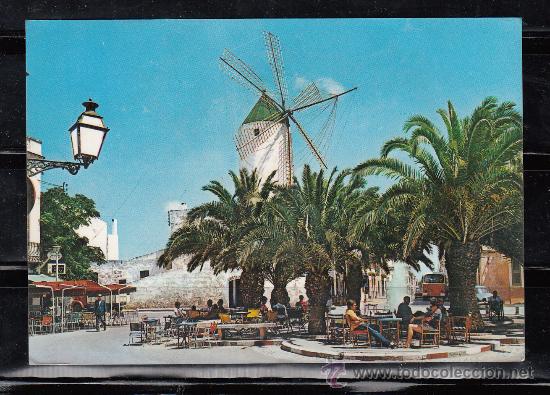 Postales: 92 - CIUDADELA. MOLINO Y PLAZA ALFONSO III