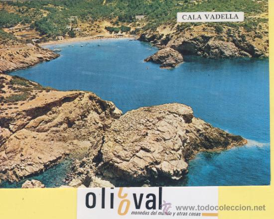 Postales: POSTAL-BALEARES-IBIZA -523 CALAVELLA  -1975-COMERCIAL PAMPA  -P-01932