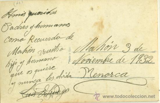 Postales: MAH&Oacute;N. BASE NAVAL. HACIA 1930. - Foto 2