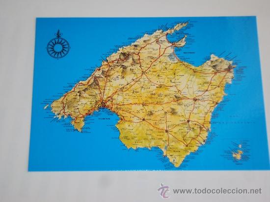 Postales: Mallorca.Mapa - Foto 1