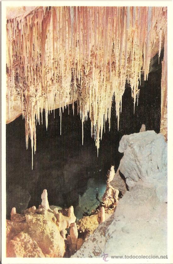 Postales: MALLORCA, CUEVAS DEL DRACH, MANTO&Oacute;N CHINESCO - CLIS&Eacute;S SERVERA - SIN CIRCULAR - Foto 1