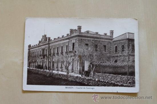 Postales: Postal. Mah&oacute;n. Cuartel de Santiago. - Foto 1