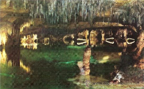 Postales: MALLORCA, CUEVAS DEL DRACH, LAGO MARTEL - CLIS&Eacute;S SERVERA - SIN CIRCULAR - Foto 1
